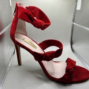 Louise et Cie Red Dress Heels, size 9